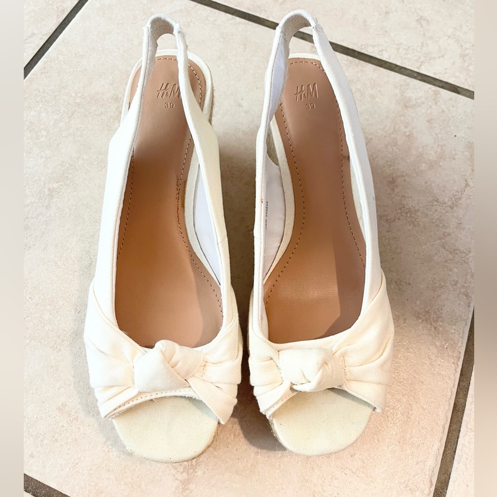 H&M platform wedge espadrille